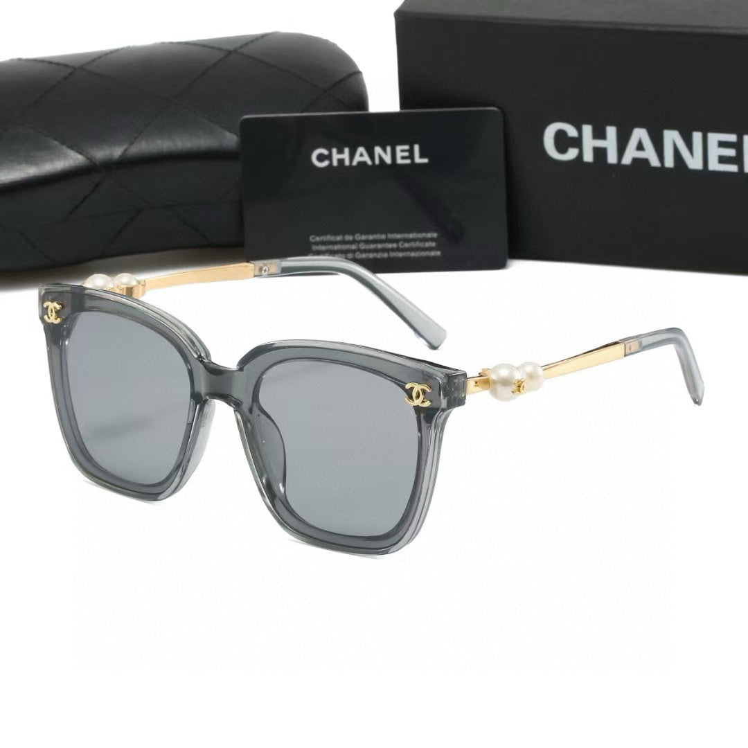 6-Color Fashion Pearl-Embellished Sunglasses—2314