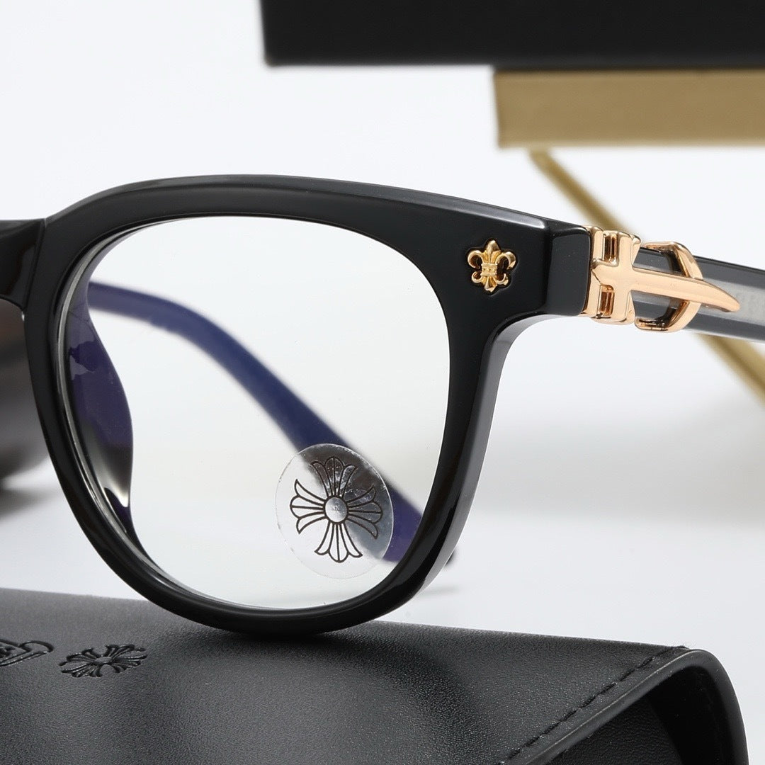 6-Color Stylish Round Sunglasses with Decor - 3500