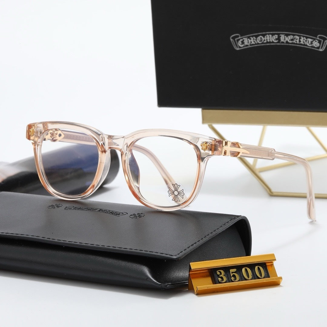6-Color Stylish Round Sunglasses with Decor - 3500