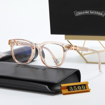 6-Color Stylish Round Sunglasses with Decor - 3500