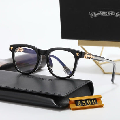 6-Color Stylish Round Sunglasses with Decor - 3500