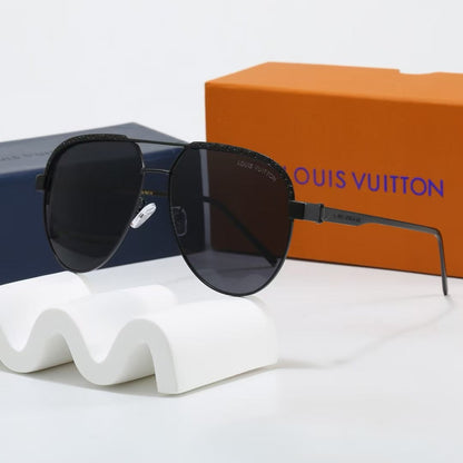 7-Color Stylish Round Printed Sunglasses—1545