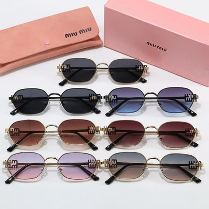 7-Color Stylish Round Sunglasses with Metal Decoration—1552