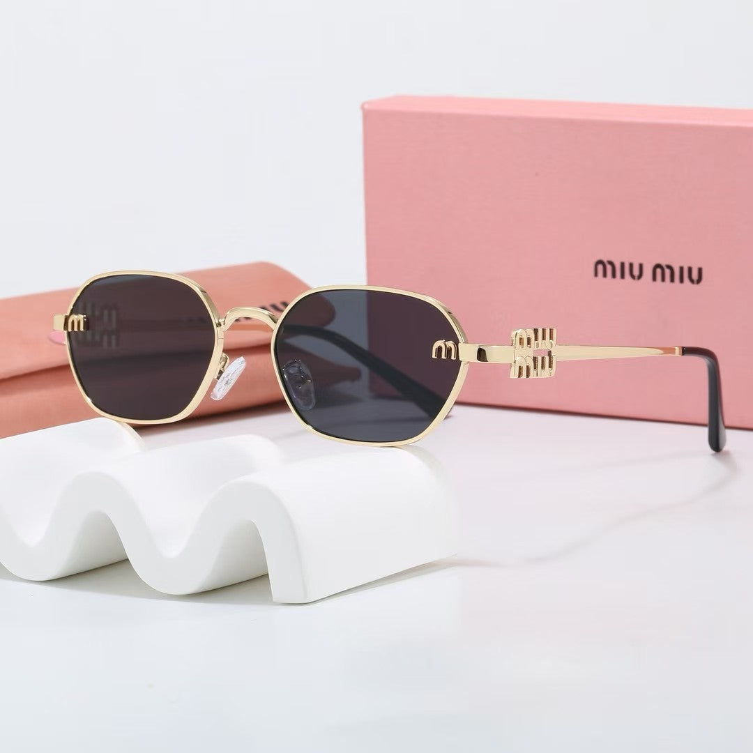 7-Color Stylish Round Sunglasses with Metal Decoration—1552