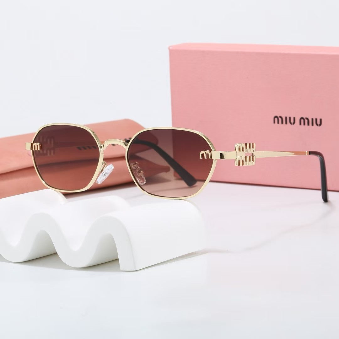 7-Color Stylish Round Sunglasses with Metal Decoration—1552