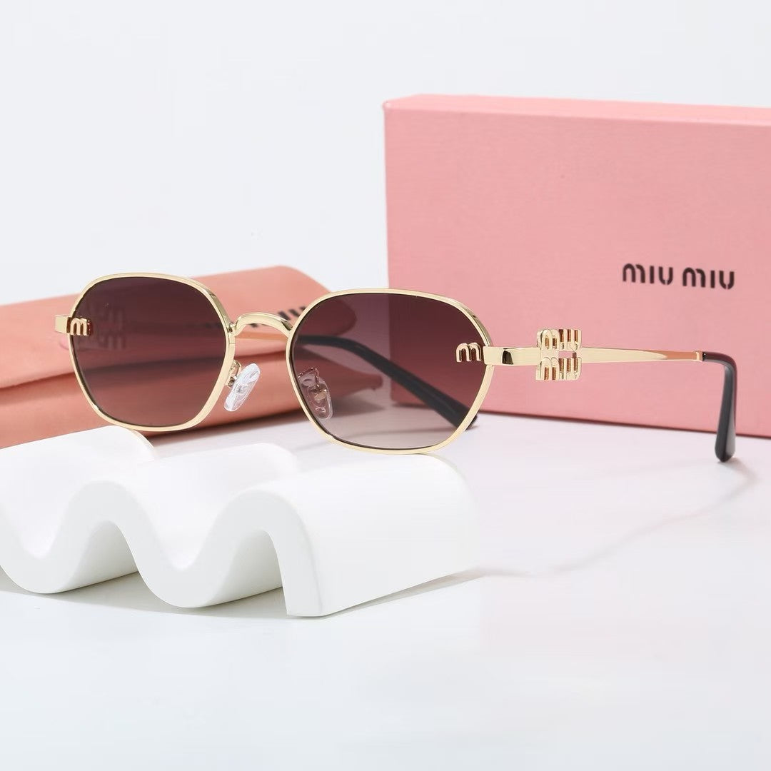 7-Color Stylish Round Sunglasses with Metal Decoration—1552