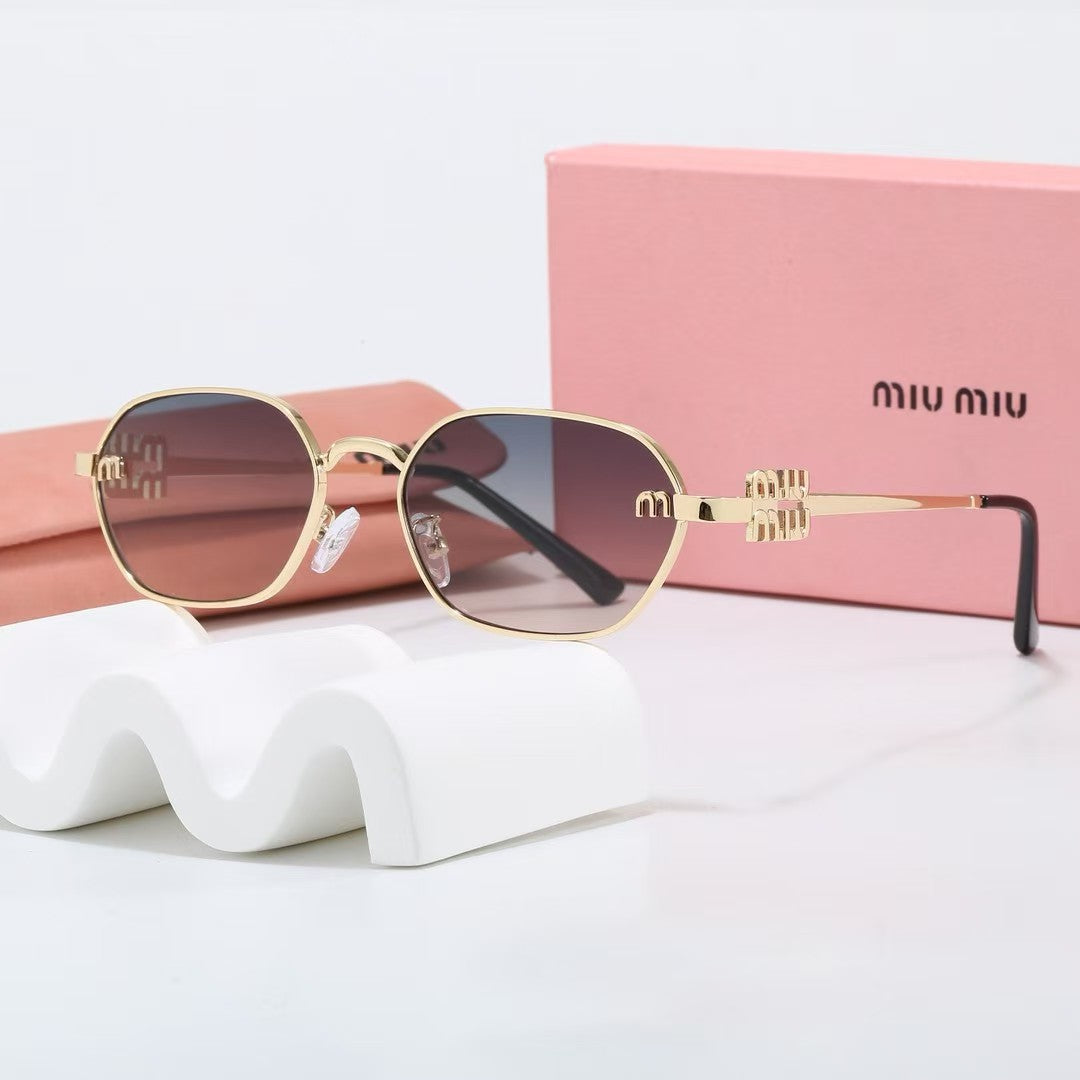 7-Color Stylish Round Sunglasses with Metal Decoration—1552