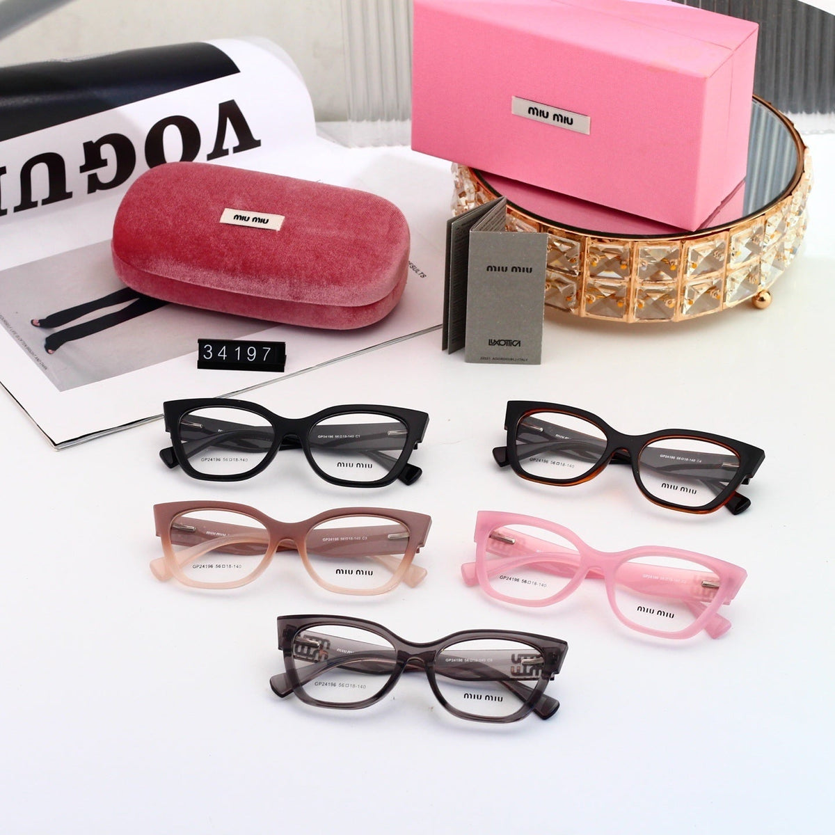5-Color Stylish Round Non-Prescription Sunglasses—34197