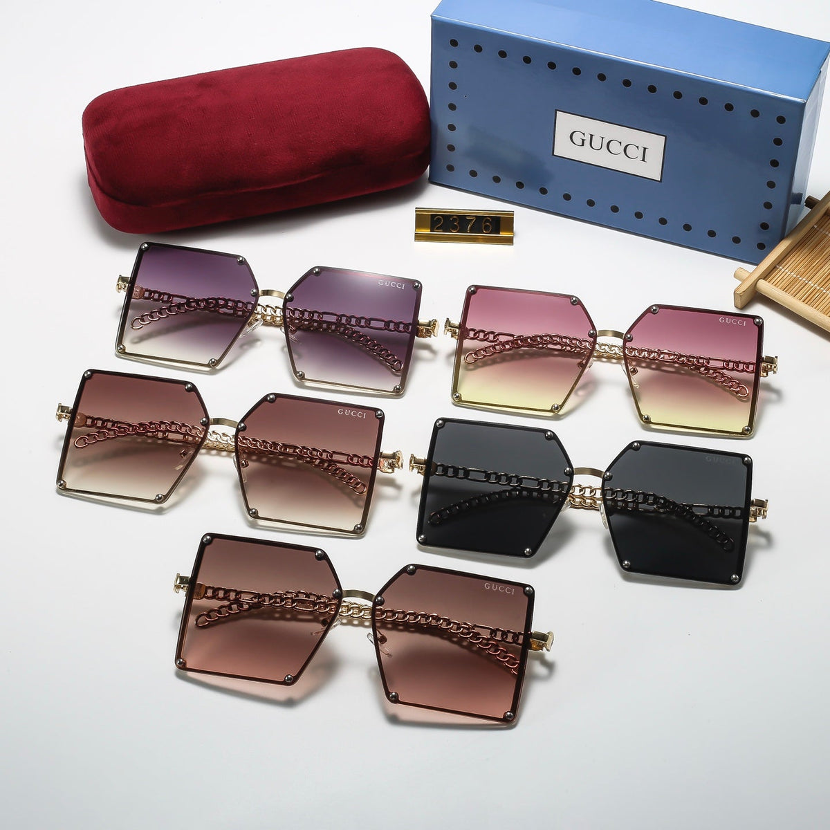 5 Colors Fashion Sunglasses—2376