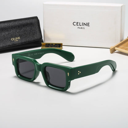 6-Color Stylish Square Thick-Frame Sunglasses—2373