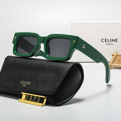 6-Color Stylish Square Thick-Frame Sunglasses—2373
