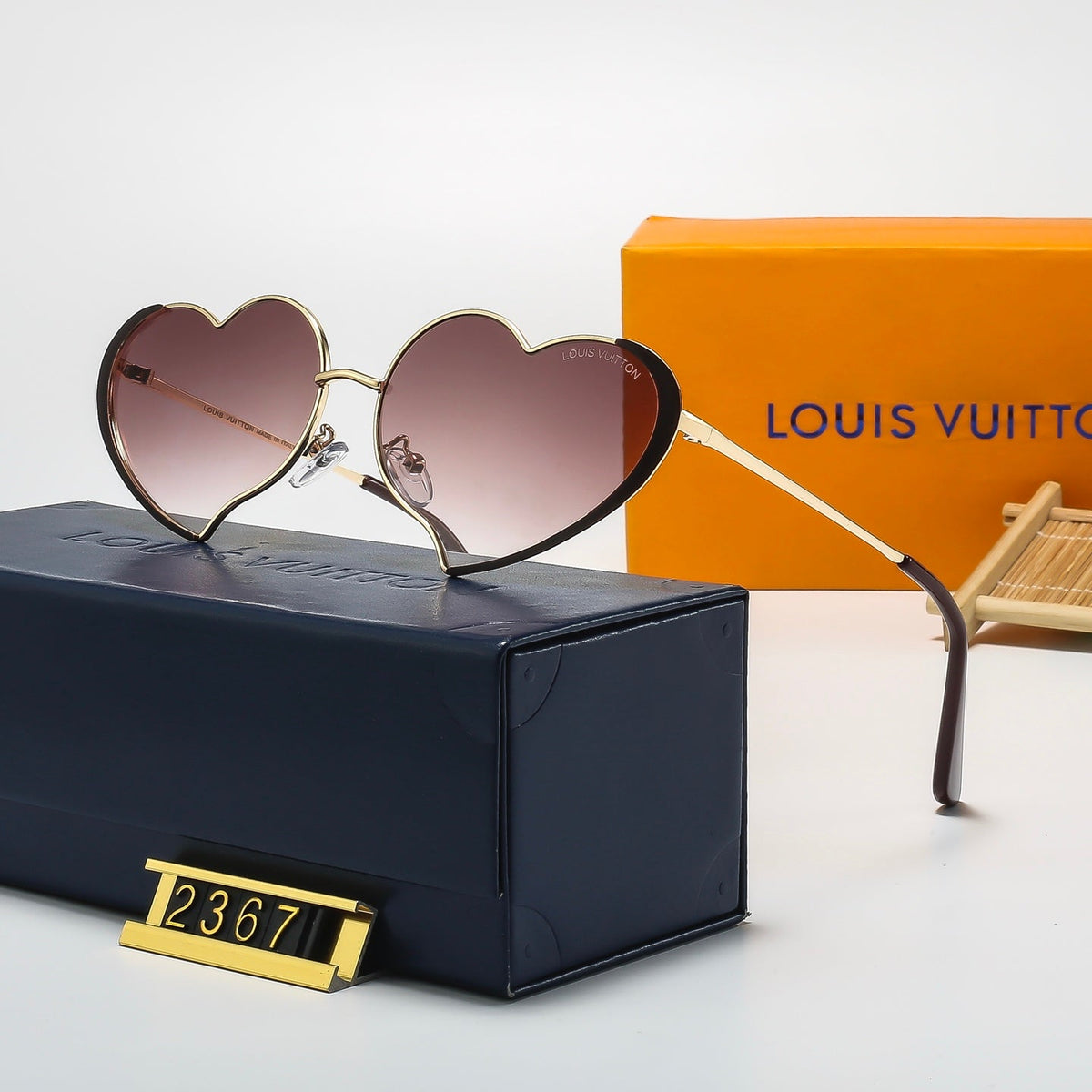 fashion heart 6 Colors Fashion Sunglasses—2367