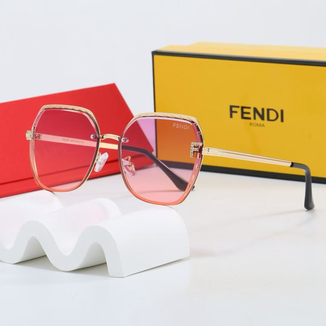 5-color stylish large-lens sunglasses—2188