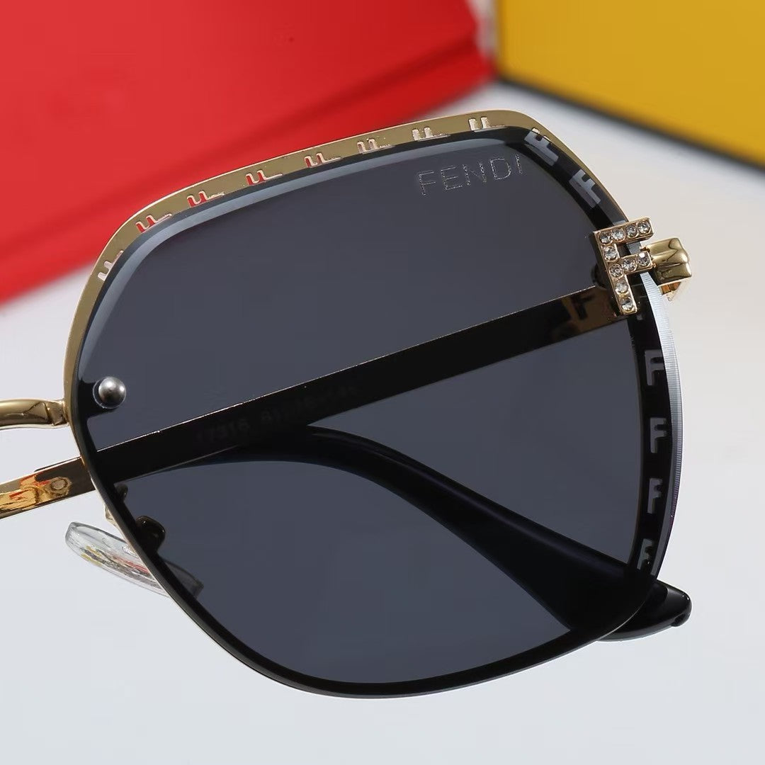 5-color stylish large-lens sunglasses—2188