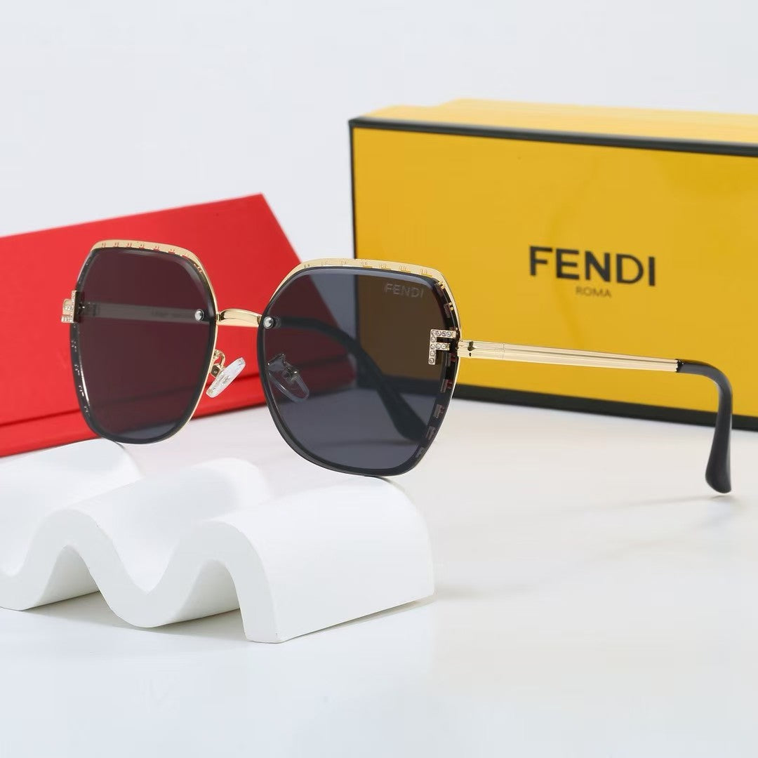 5-color stylish large-lens sunglasses—2188