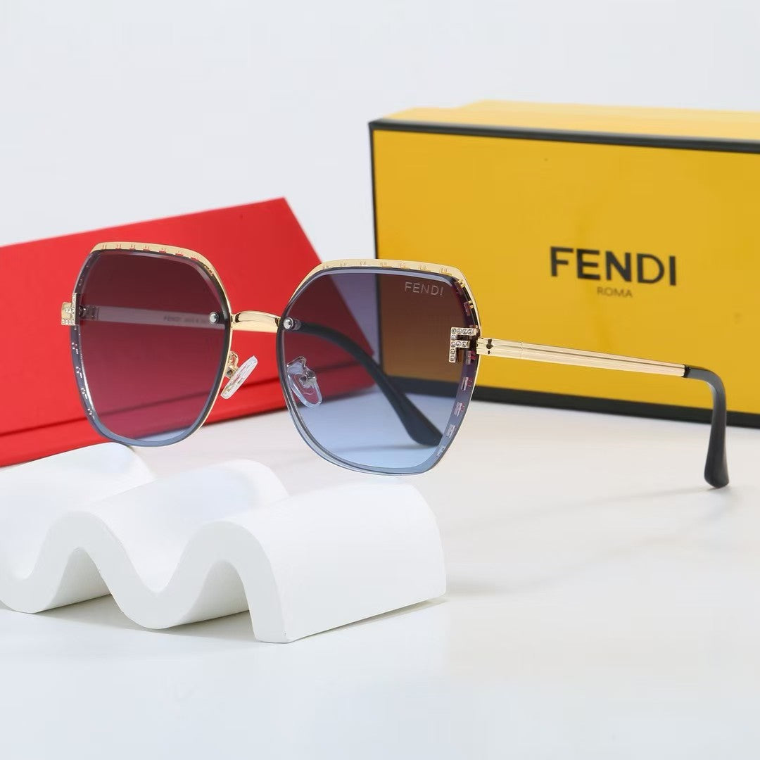 5-color stylish large-lens sunglasses—2188