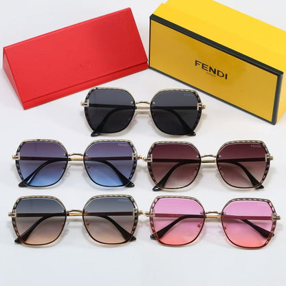 5-color stylish large-lens sunglasses—2188