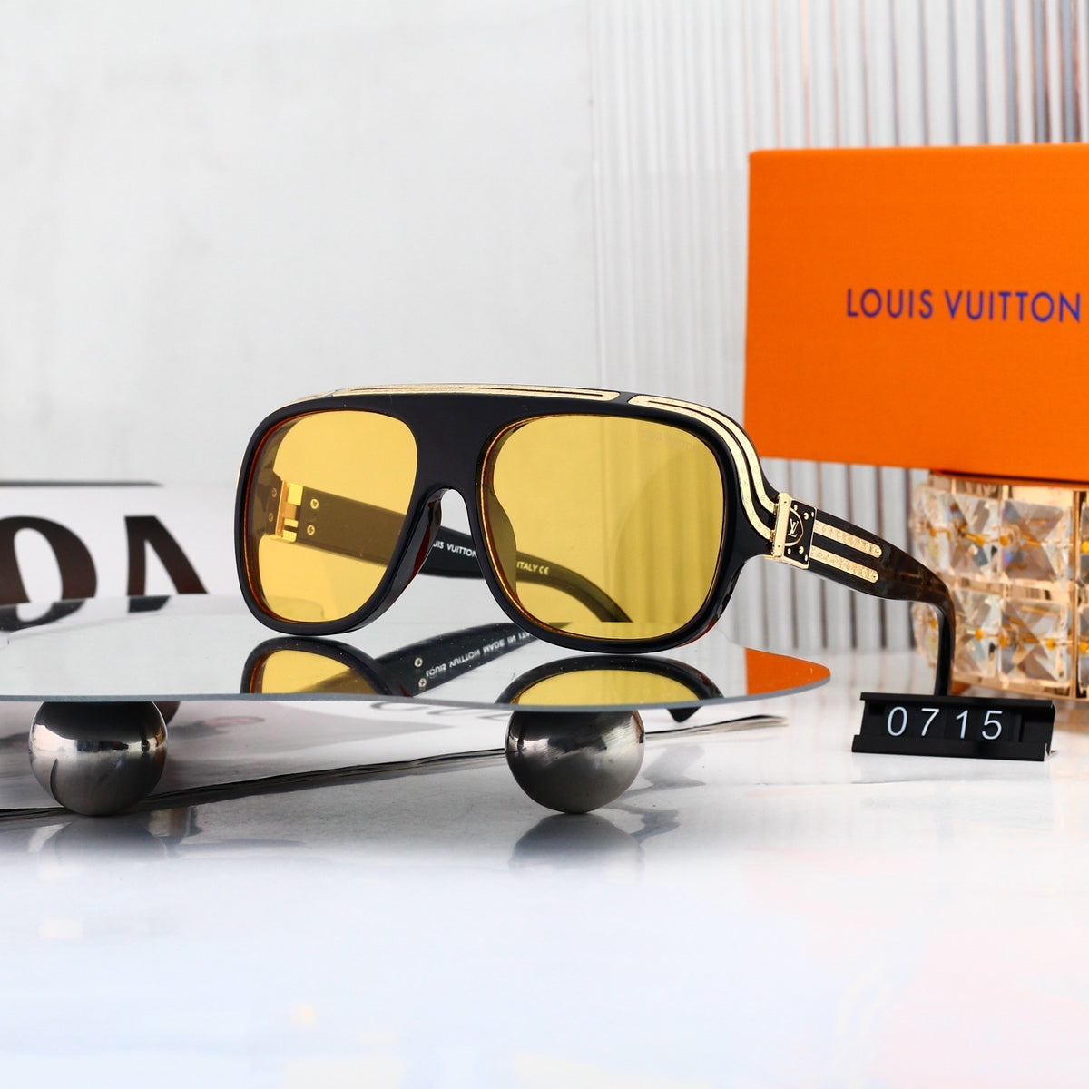 High-quality 8-color stylish square sunglasses