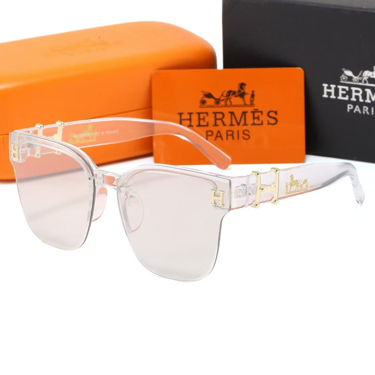 Hermès exquisite square sunglasses in six colors 9702