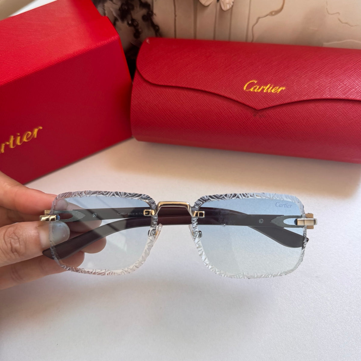 Cartier Rectangular 5-Color Premium Sunglasses ZS0007