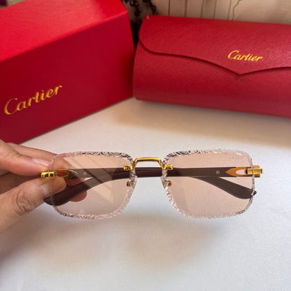 Cartier Rectangular 5-Color Premium Sunglasses ZS0007