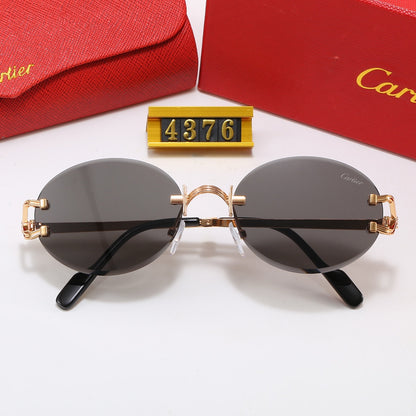 Cartier exquisite round sunglasses in five colors 4376