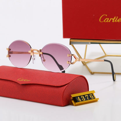 Cartier exquisite round sunglasses in five colors 4376