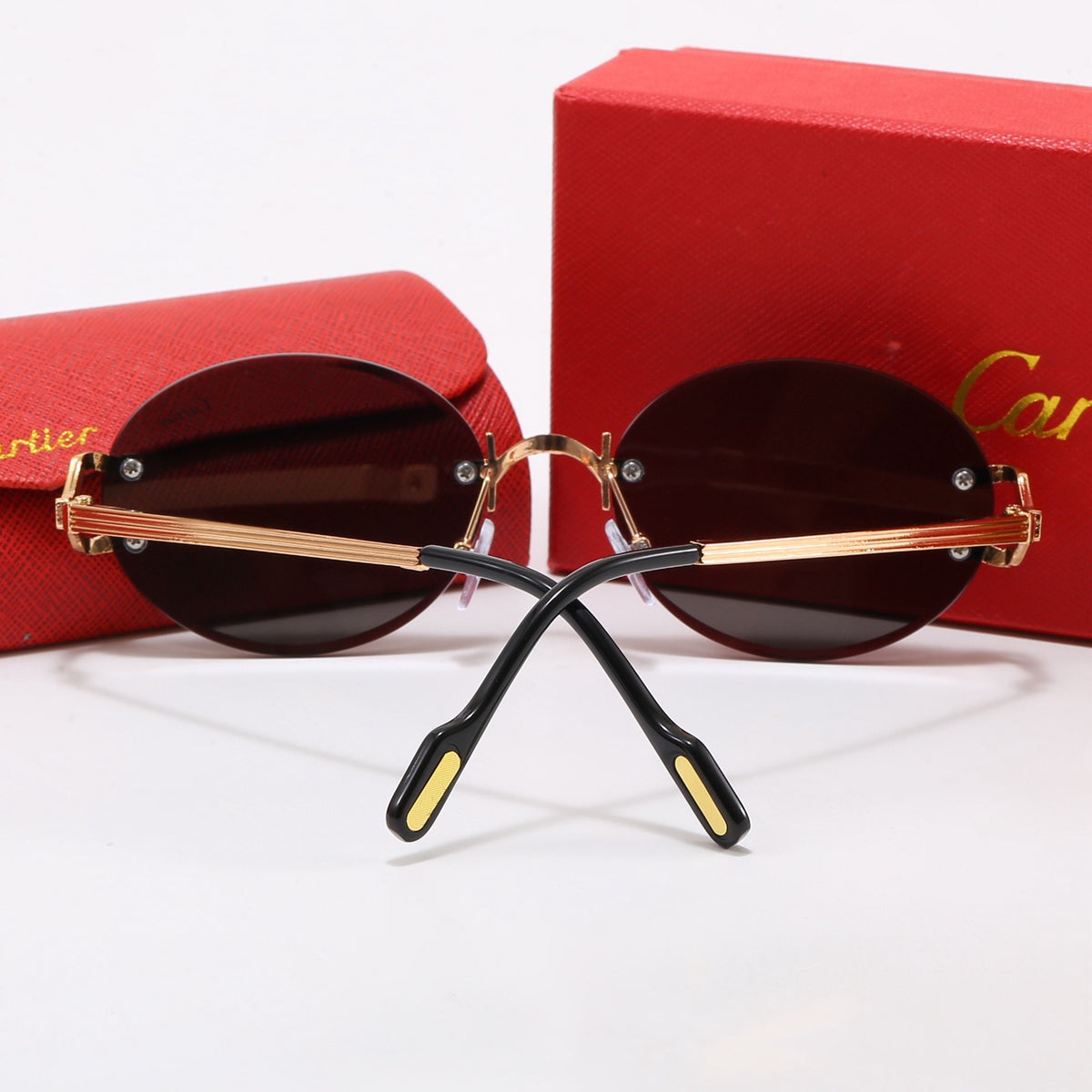 Cartier exquisite round sunglasses in five colors 4376