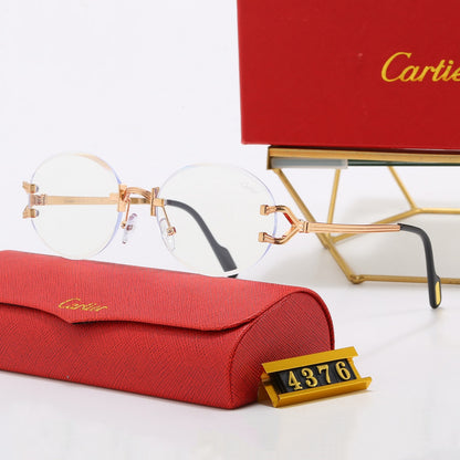 Cartier exquisite round sunglasses in five colors 4376