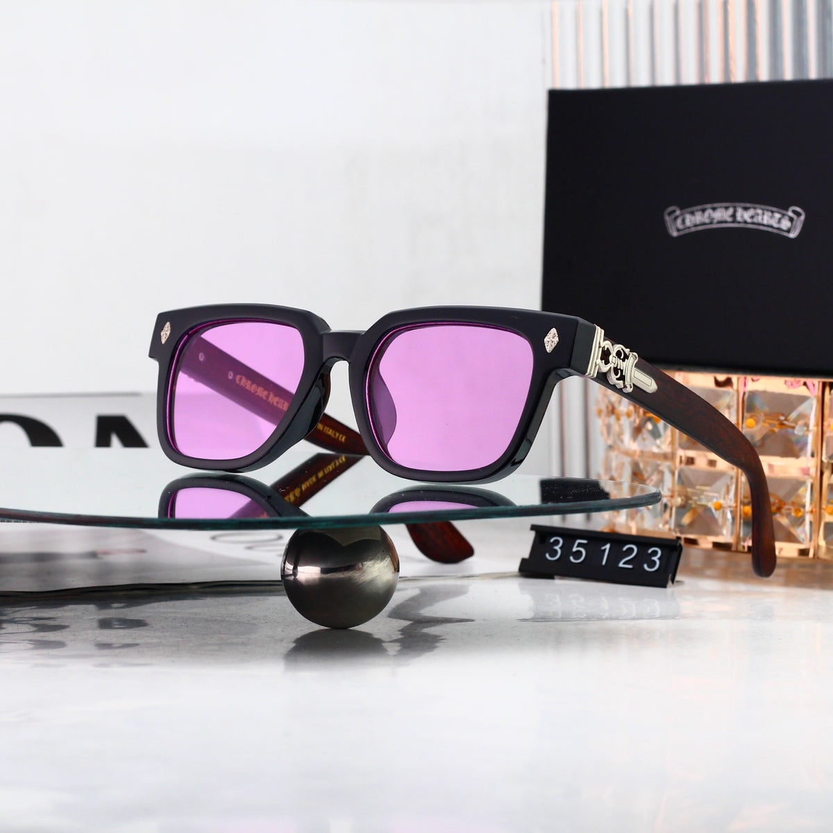 Chrome Hearts Premium Sunglasses 6 Colors 23123
