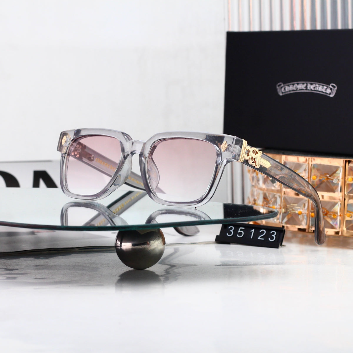 Chrome Hearts Premium Sunglasses 6 Colors 23123