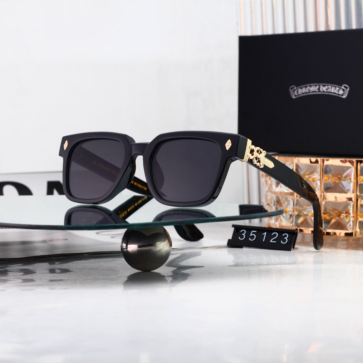 Chrome Hearts Premium Sunglasses 6 Colors 23123