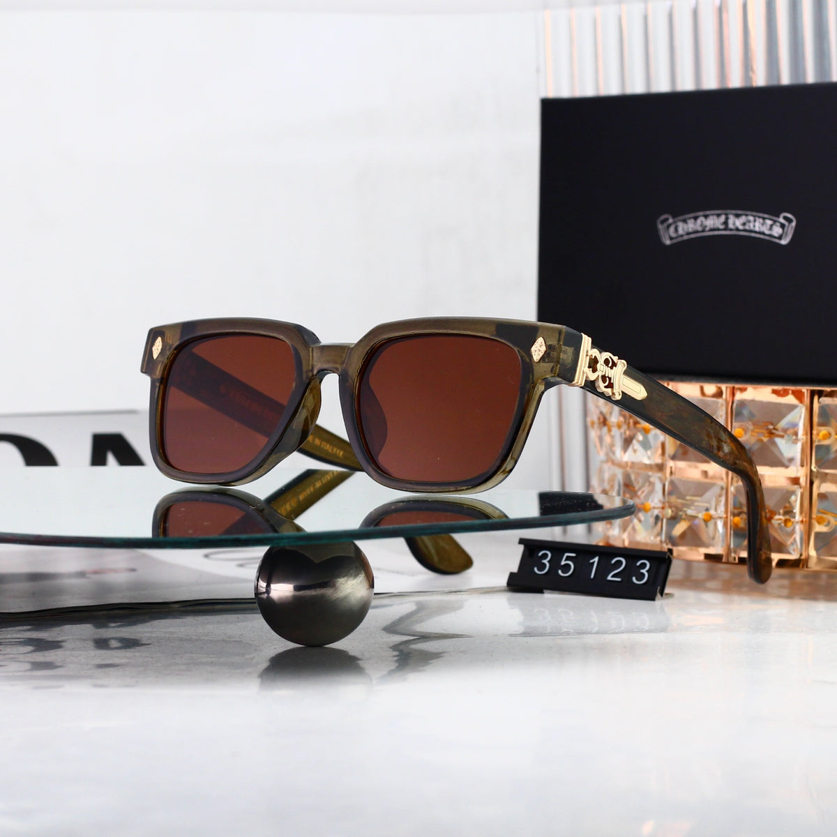 Chrome Hearts Premium Sunglasses 6 Colors 23123