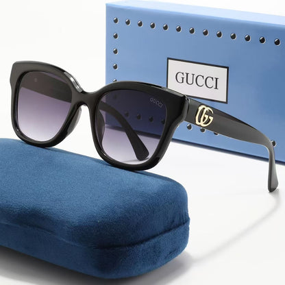 Exquisite Gucci square-round sunglasses available in 6 colors. 3408