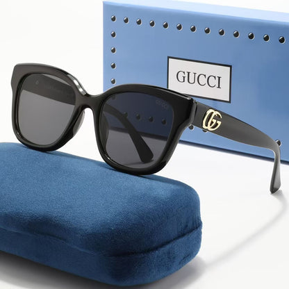 Exquisite Gucci square-round sunglasses available in 6 colors. 3408