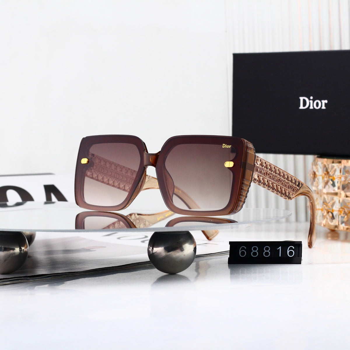 Dior Exquisite Square Four-Color Sunglasses 68816