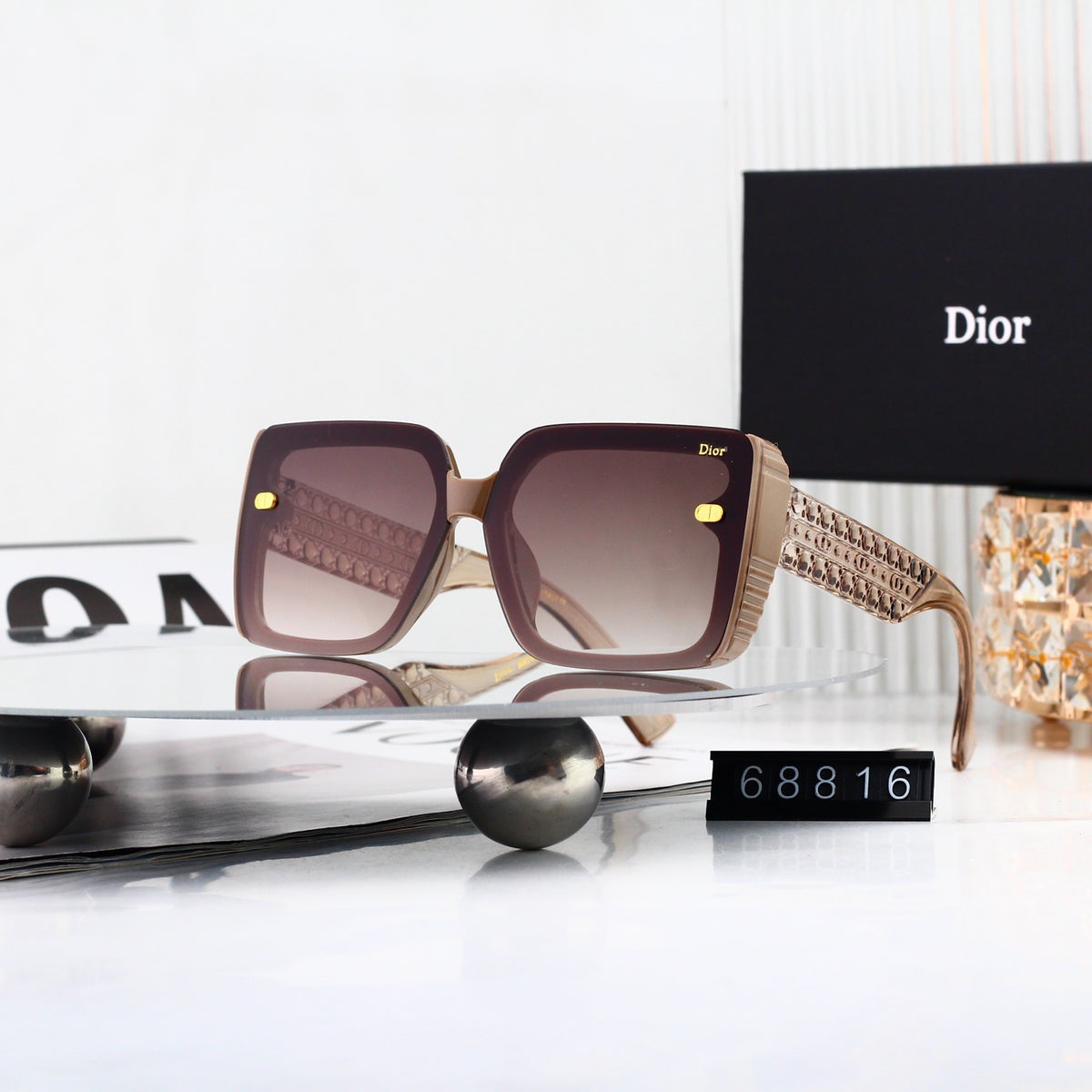 Dior Exquisite Square Four-Color Sunglasses 68816