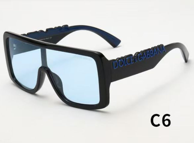 7-color square frame exquisite sunglasses ZS0006