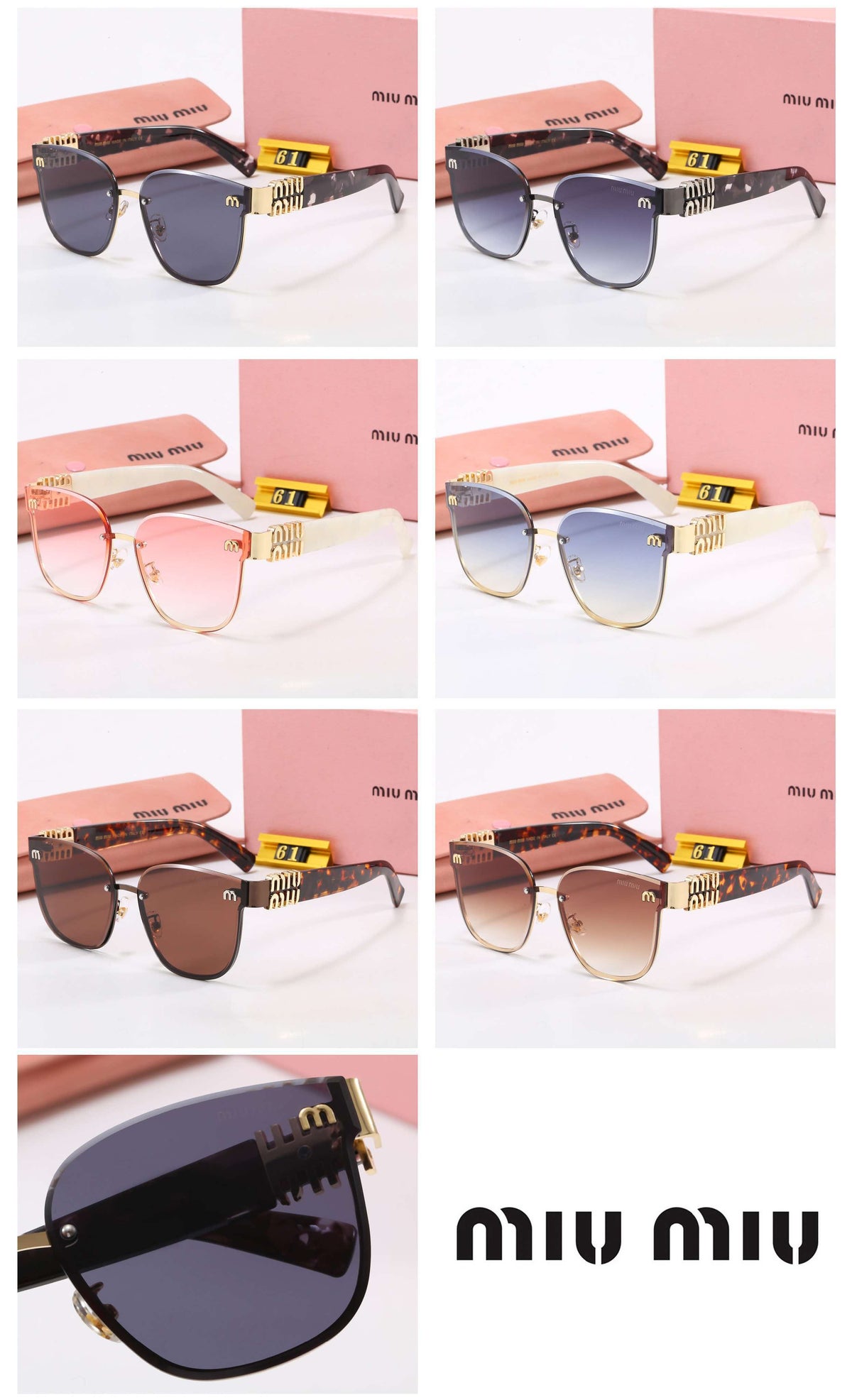 6-color stylish sunglasses 61