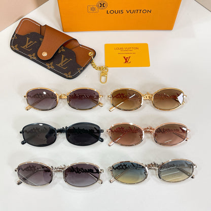 High-quality 6-color stylish round sunglasses