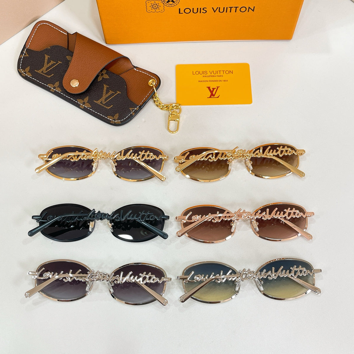 High-quality 6-color stylish round sunglasses