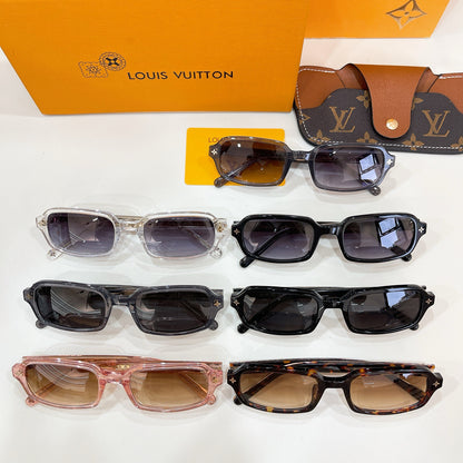 High-quality 7-color stylish square sunglasses