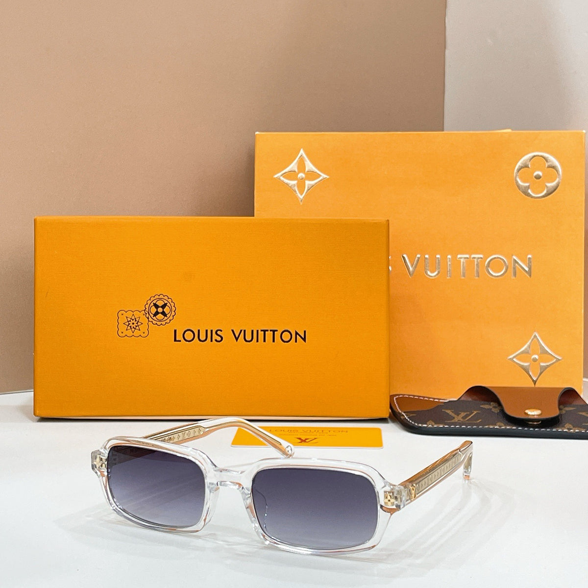 High-quality 7-color stylish square sunglasses