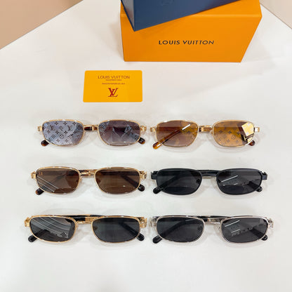 High-quality 6-color stylish square sunglasses