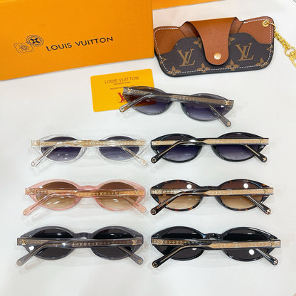 High-quality 7-color stylish round sunglasses
