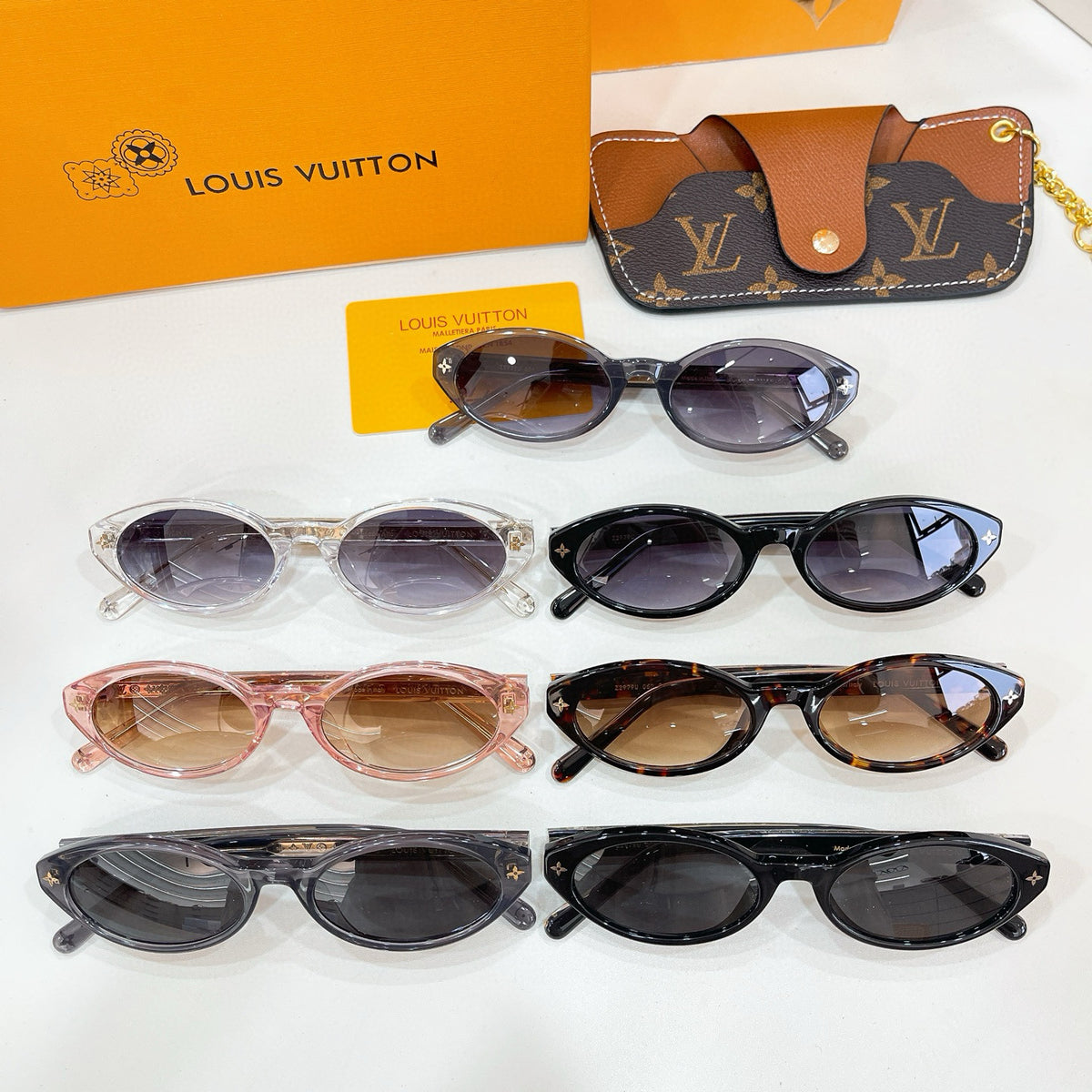 High-quality 7-color stylish round sunglasses