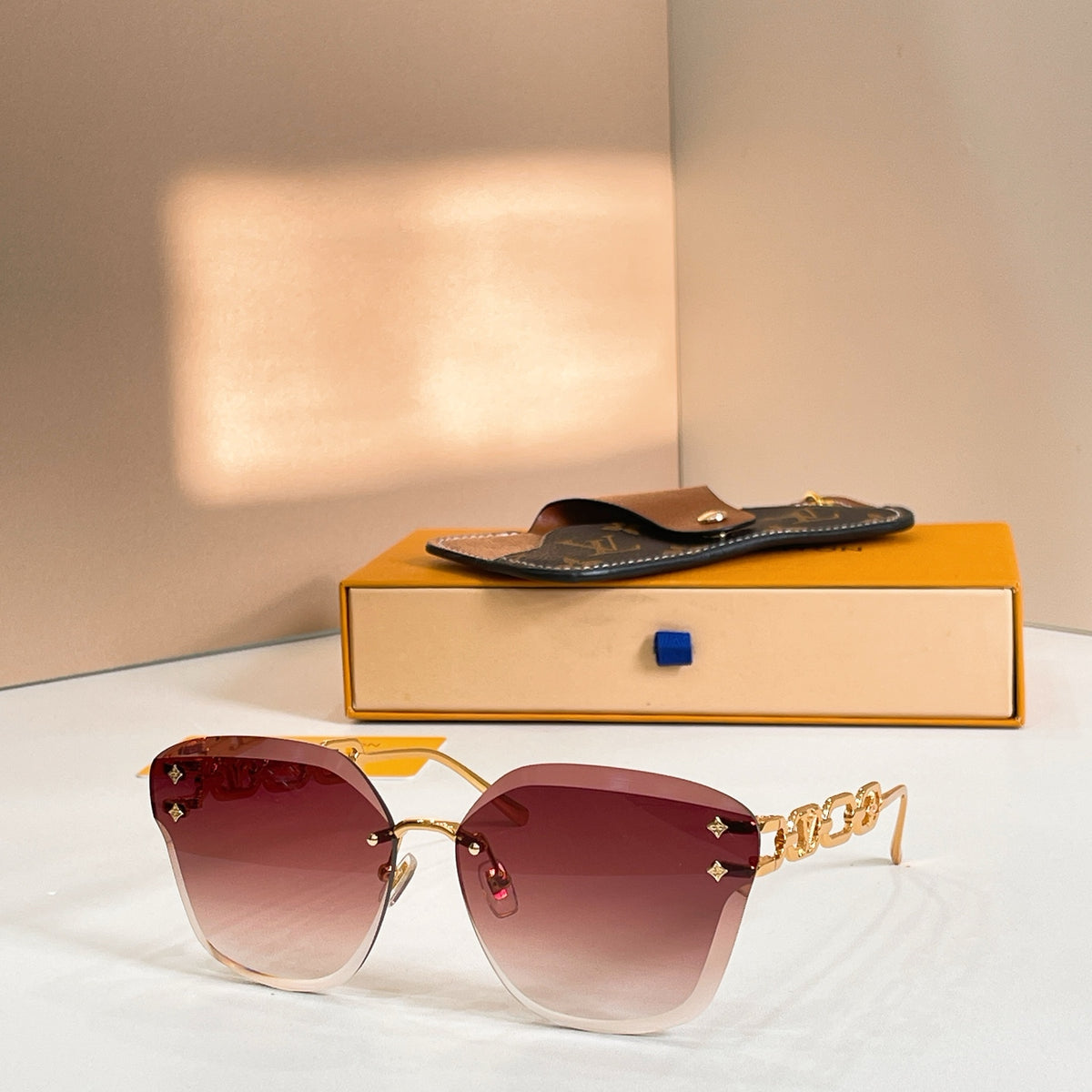 High-quality 9-color stylish square sunglasses