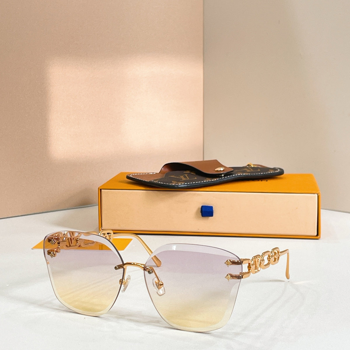 High-quality 9-color stylish square sunglasses
