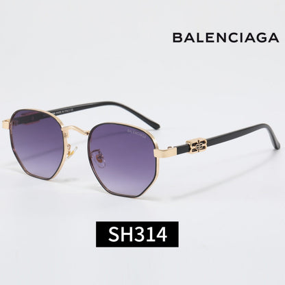 7-Color Stylish Square Sunglasses with Metal Decoration—SH314