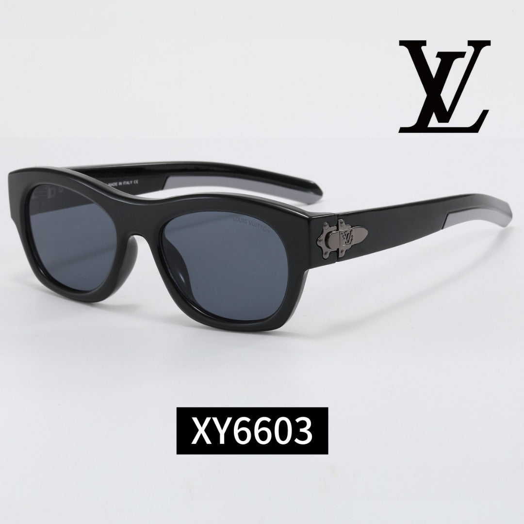 6-Color Stylish Metallic Sunglasses - XY6603